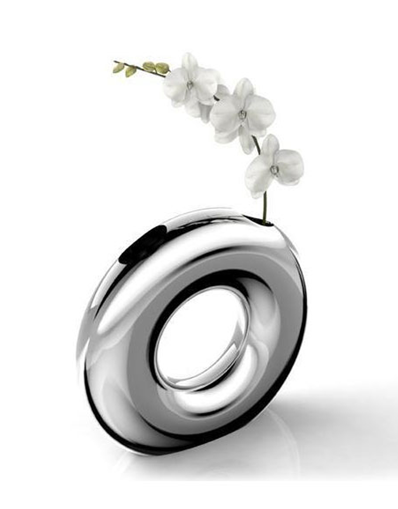 O Washing Cup & Vase | Polished Stainless | Uvtuvo Modern Judaica