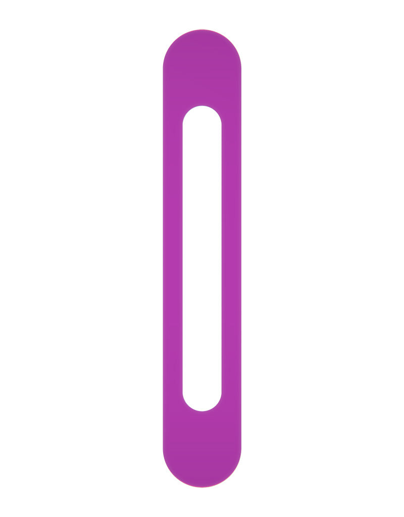 Mood Modern Mezuzah | Premium Cover | Cutaway Purple | Uvtuvo Judaica & Jewish Gifts