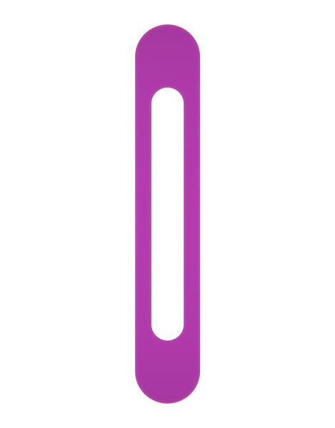 Mood Modern Mezuzah | Premium Cover | Cutaway Purple | Uvtuvo Judaica & Jewish Gifts