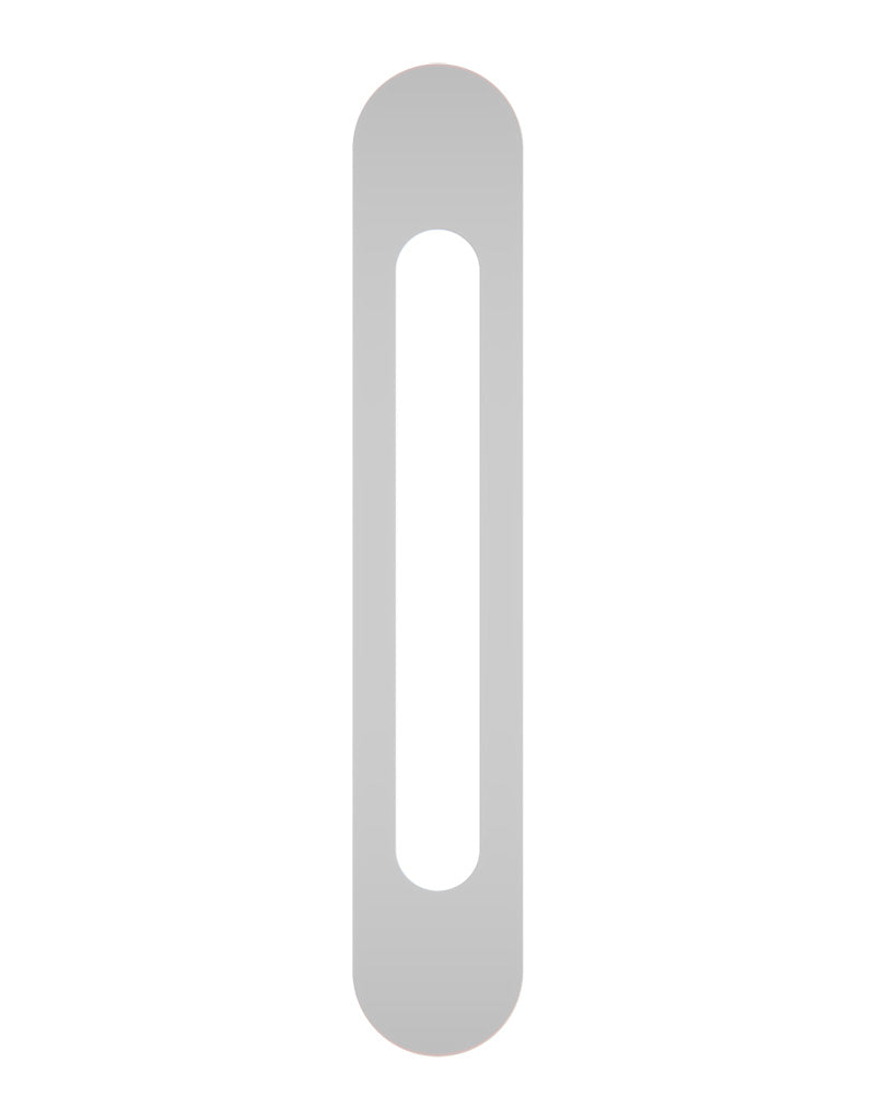 Mood Modern Mezuzah | Premium Cover | Cutaway White | Uvtuvo Judaica & Jewish Gifts