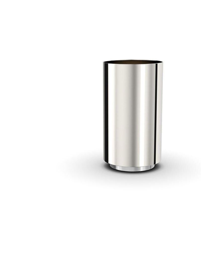 Elevate Kiddush Set & Tealight Holders | Silver | Uvtuvo Modern Judaica