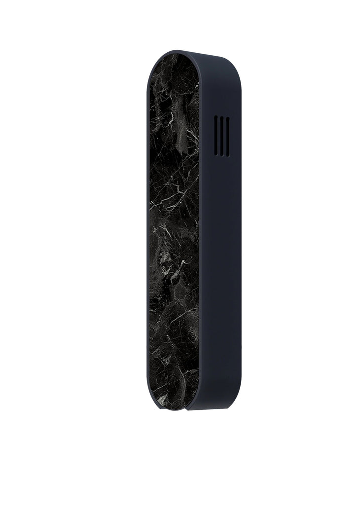 Modern Mezuzah - Mood - Black - Black Stone - Uvtuvo Modern Judaica Jewish Gift