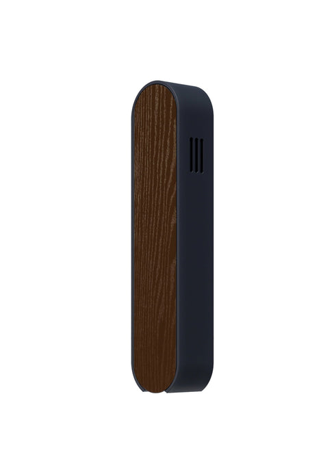 Modern Mezuzah - Mood - Black - Brown Wood - Uvtuvo Modern Judaica Jewish Gift