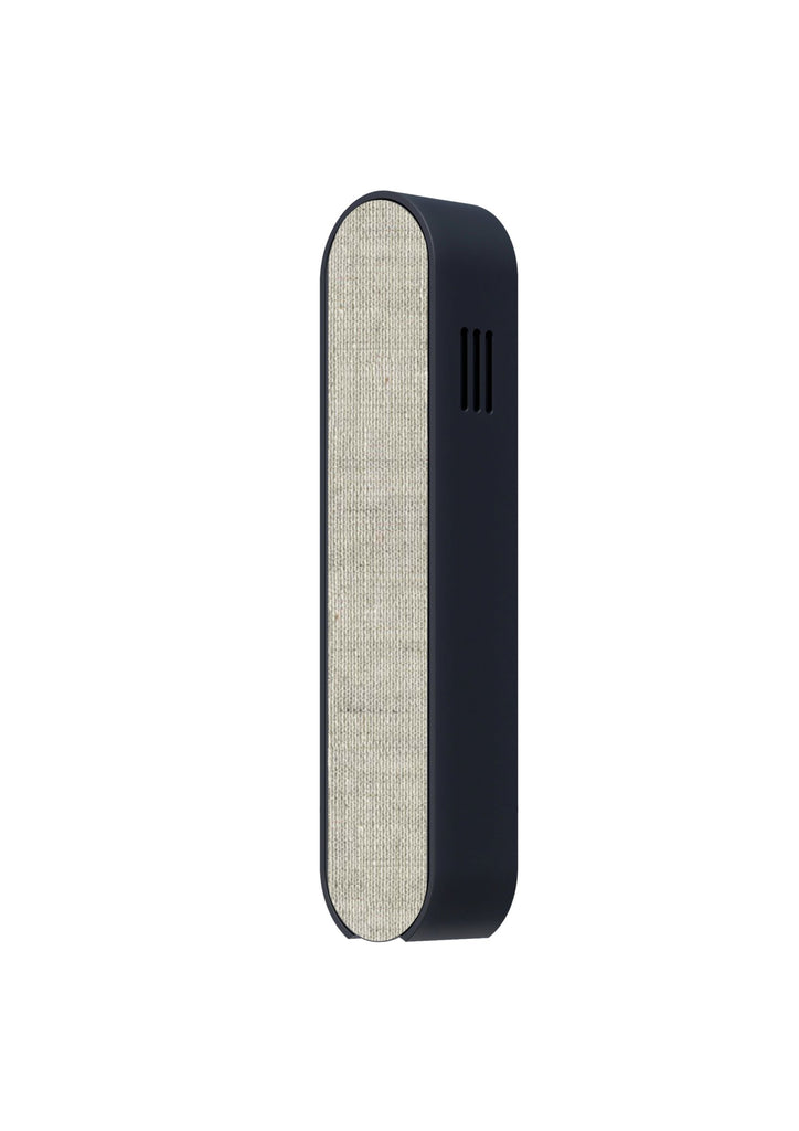 Modern Mezuzah - Mood - Black - Linen Cloth - Uvtuvo Modern Judaica Jewish Gift