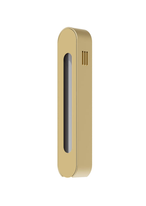 Modern Mezuzah - Mood - Gold - Gold Cutaway - Uvtuvo Jewish Modern Judaica Gift