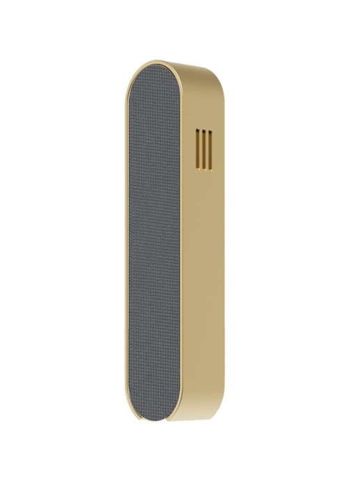 Modern Mezuzah - Mood - Gold Gray Texture - UvtuvoJ ewish Gift Modern Judaica