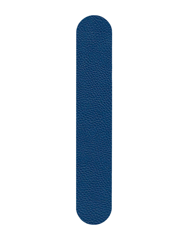 Mood Modern Mezuzah | Premium Cover | Blue Leather | Uvtuvo Judaica & Jewish Gifts