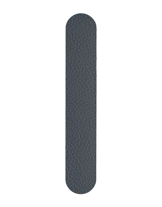 Mood Modern Mezuzah | Premium Cover | Gray Leather | Uvtuvo Judaica & Jewish Gifts