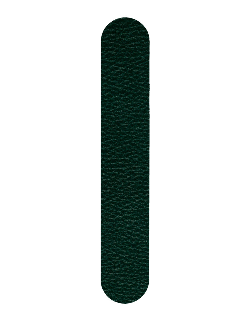 Mood Modern Mezuzah | Premium Cover | Green Leather | Uvtuvo Judaica & Jewish Gifts